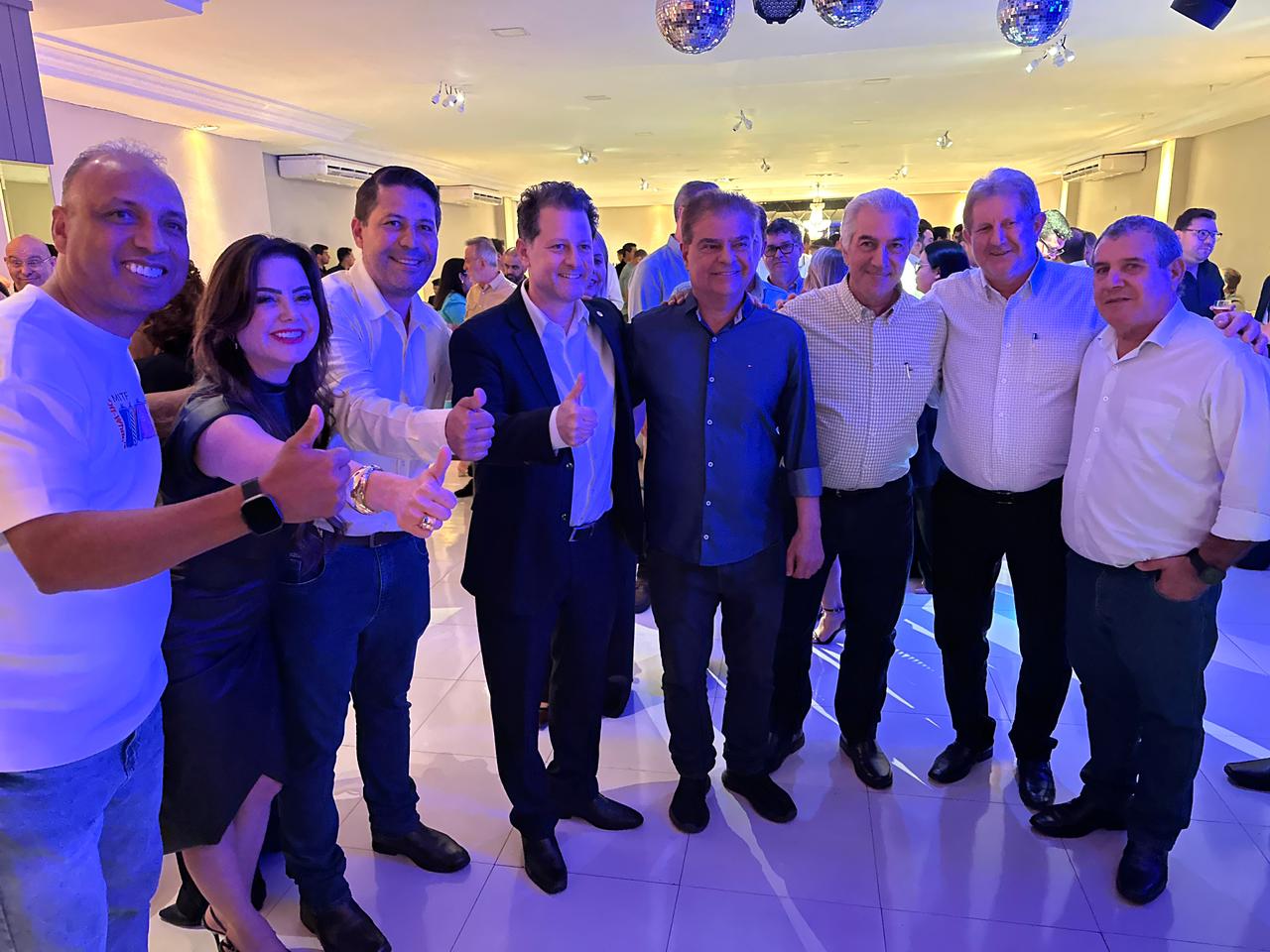 Vice-governador Barbosinha e prefeitos de MS participam de confraternização que reforça reconhecimento ao trabalho do senador Nelsinho Trad e de Reinaldo Azambuja