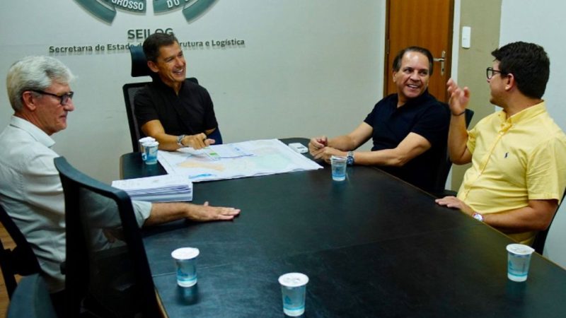 Coronel David articula na Seilog início pavimentação em bairros de Aparecida do Taboado