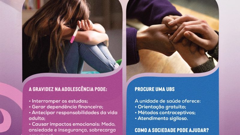 Na Semana Nacional de Prevenção da Gravidez na Adolescência, jornalista promove ação educativa em terminais de ônibus e no bairro Jardim Noroeste