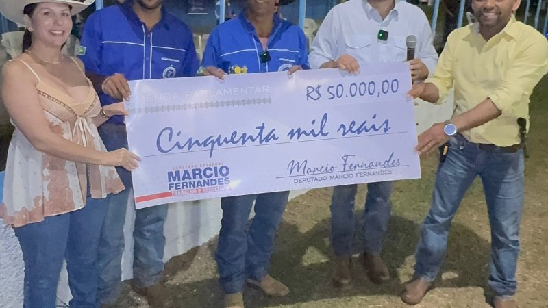 Marcio Fernandes cumpre agenda no interior entregando obras e emendas