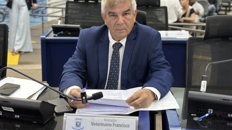 Vereador Veterinário Francisco propõe projeto para incluir educação sobre proteção e bem-estar animal nas escolas municipais