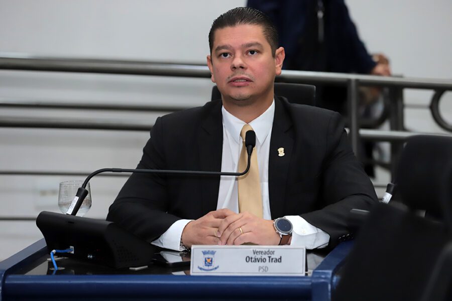 Vereador Otávio Trad ressalta ilegalidade e vota pela derrubada do veto sobre a Taxa do Lixo
