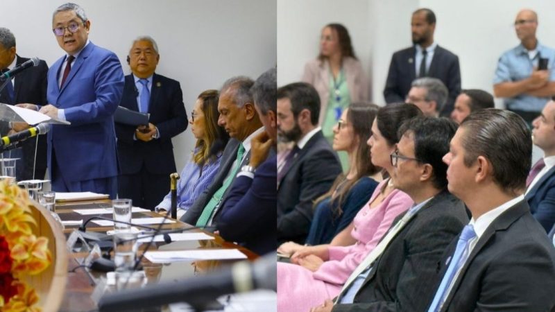 Representando a Câmara, vereador Otávio Trad participa da inauguração da nova sede da Justiça Federal