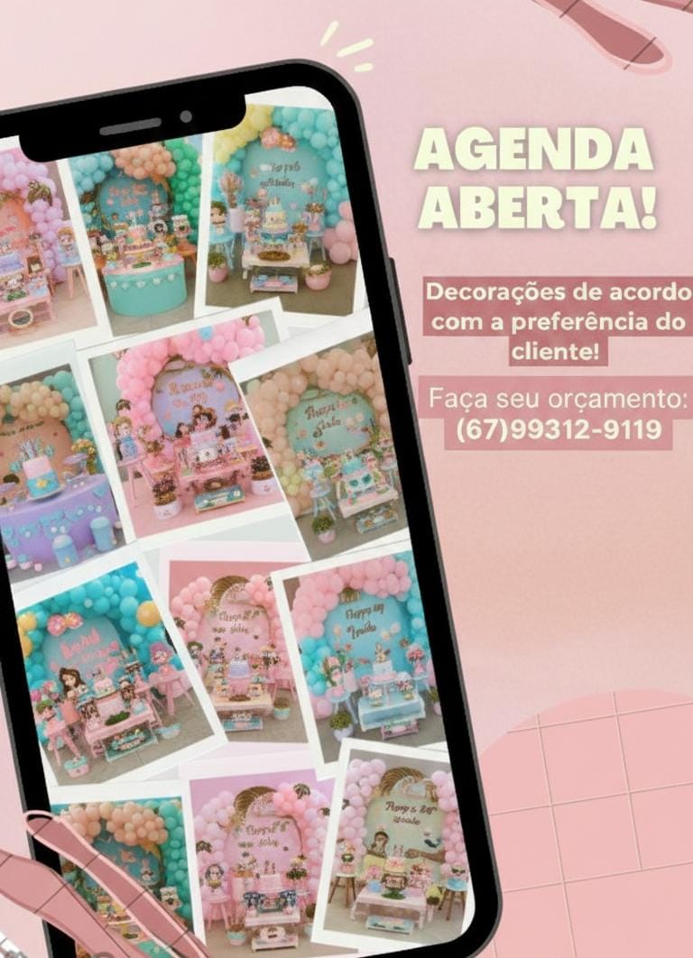 Do Jeito que Você Sonhou: Gold Decorações Transforma sua Festa em Realidade em Campo Grande