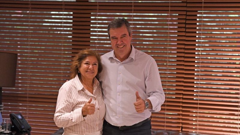 Reunião com governador Riedel consolida Dione Hashioka como pré-candidata a deputada estadual