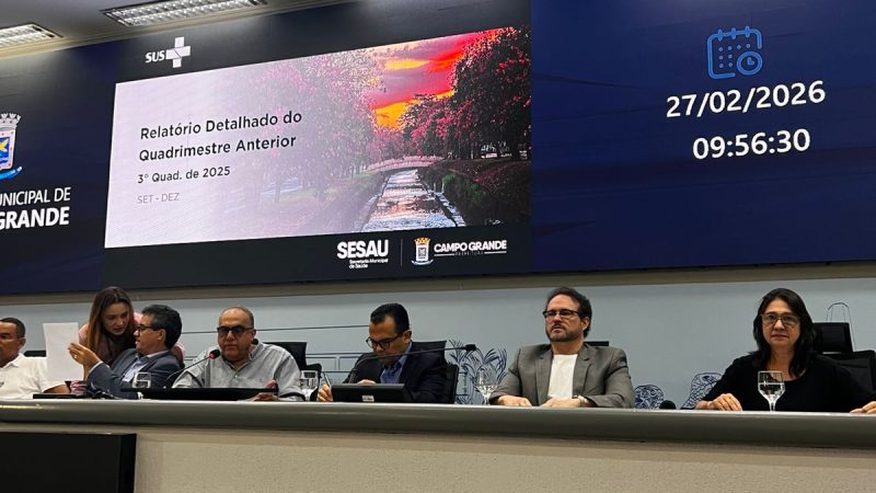 Vereador Dr. Lívio declara apoio ao novo secretário de Saúde durante prestação de contas da Sesau