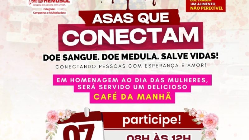 Asas que Conectam: ADAE-MS Mobiliza Sociedade para 4ª Campanha de Doação de Sangue em Campo Grande