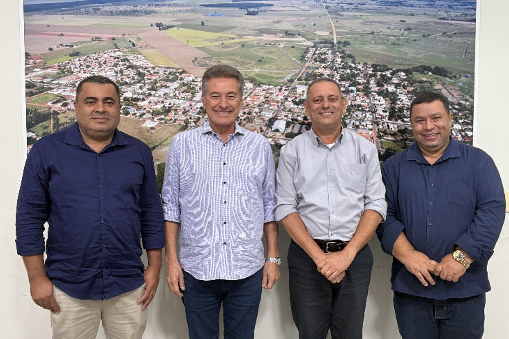 Deputado Roberto Hashioka reforça parceria com Taquarussu durante visita à Prefeitura