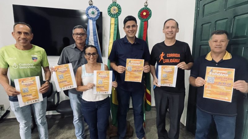 11ª Corrida Solidária do Rotary Club de Bela Vista abre inscrições e reforça tradição esportiva e solidária