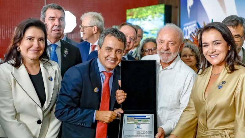 Landmark entrega homenagem a Lula e pede apoio urgente para solução das favelas de Campo Grande