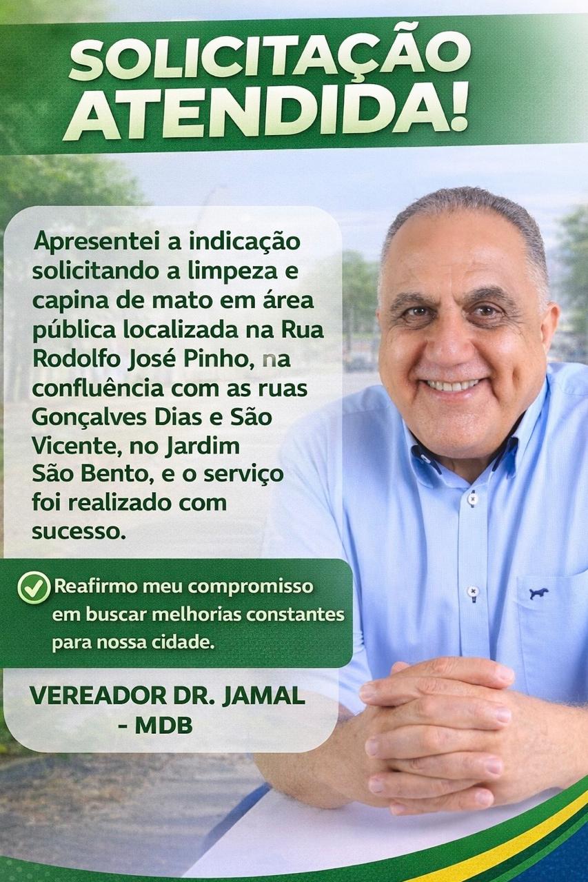 Vereador Dr. Jamal Salem | Solicitação Atendida
