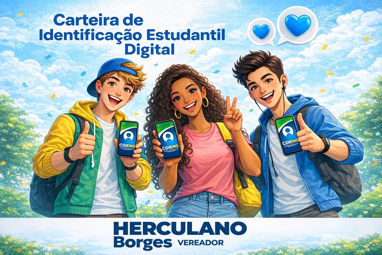 Do papel à vida real: lei de Herculano Borges facilita acesso à cultura e beneficia milhares de estudantes em MS