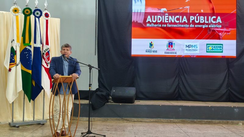 Lidio Lopes cobra solução para quedas de energia e defende pequenos produtores em audiência em Mundo Novo
