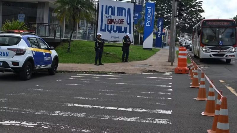 Atenção motorista: Confira o mapa de interdições em Campo Grande para corrida de rua hoje