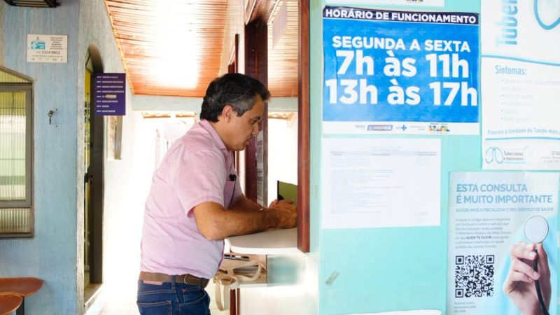 Landmark percorre unidades de saúde e reforça mobilização contra terceirização em Campo Grande