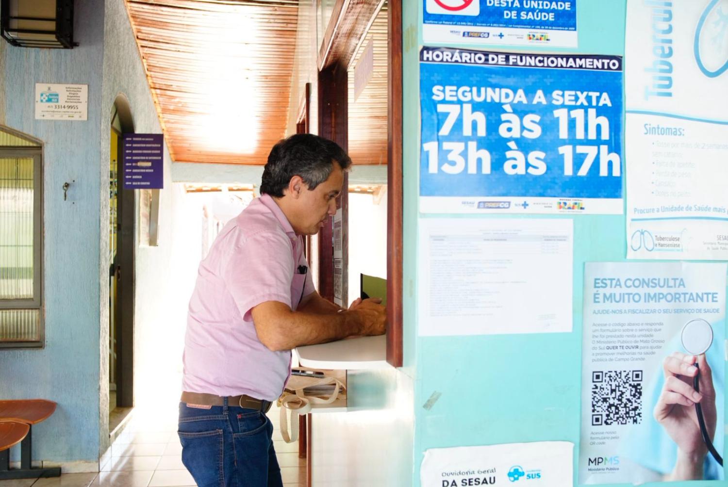 Landmark percorre unidades de saúde e reforça mobilização contra terceirização em Campo Grande