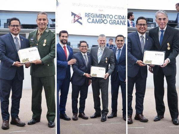 Papy homenageia Chefe do CMO e coronéis da Cavalaria e com atuação no Haiti pelo Dia do Exército