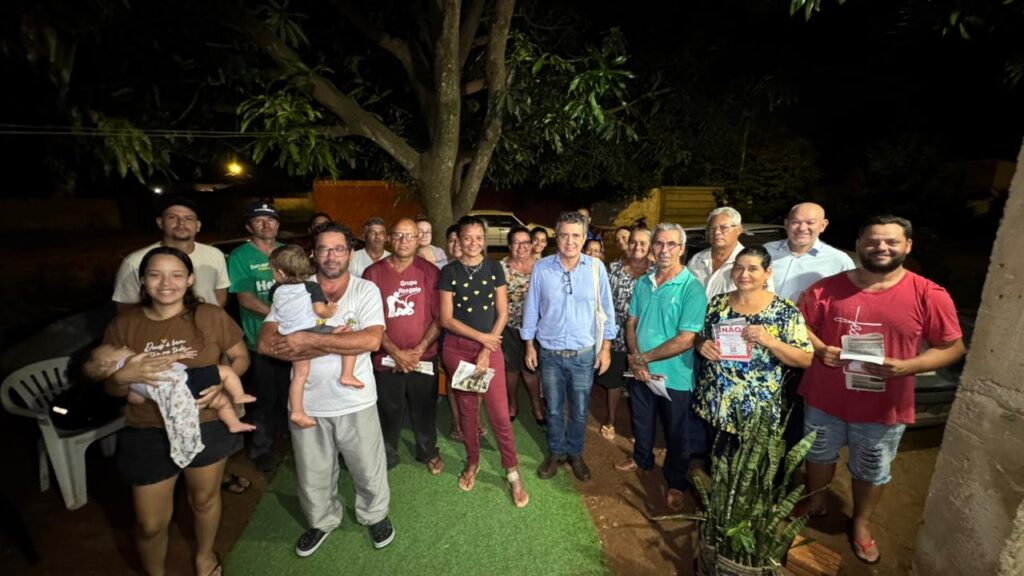 Landmark visita comunidade no Nova Campo Grande e articula solução para famílias ameaçadas de despejo