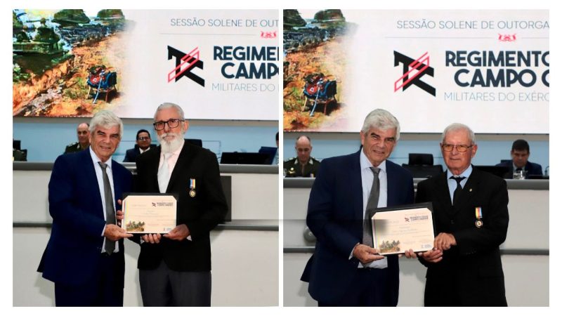 Vereador Veterinário Francisco presta homenagem a militares do Exército em sessão solene na Câmara de Campo Grande