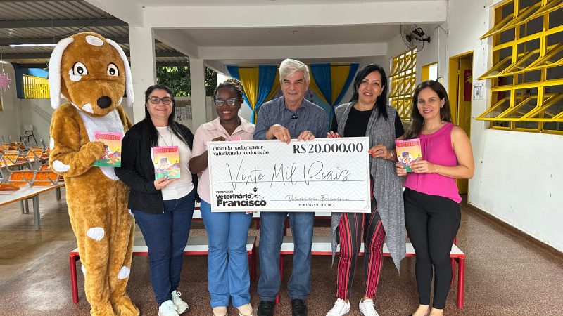 Vereador Veterinário Francisco destina R$ 20 mil para a  Escola Municipal de Educação Infantil Fatima de Jesus Diniz Silveira, na Vila Nasser