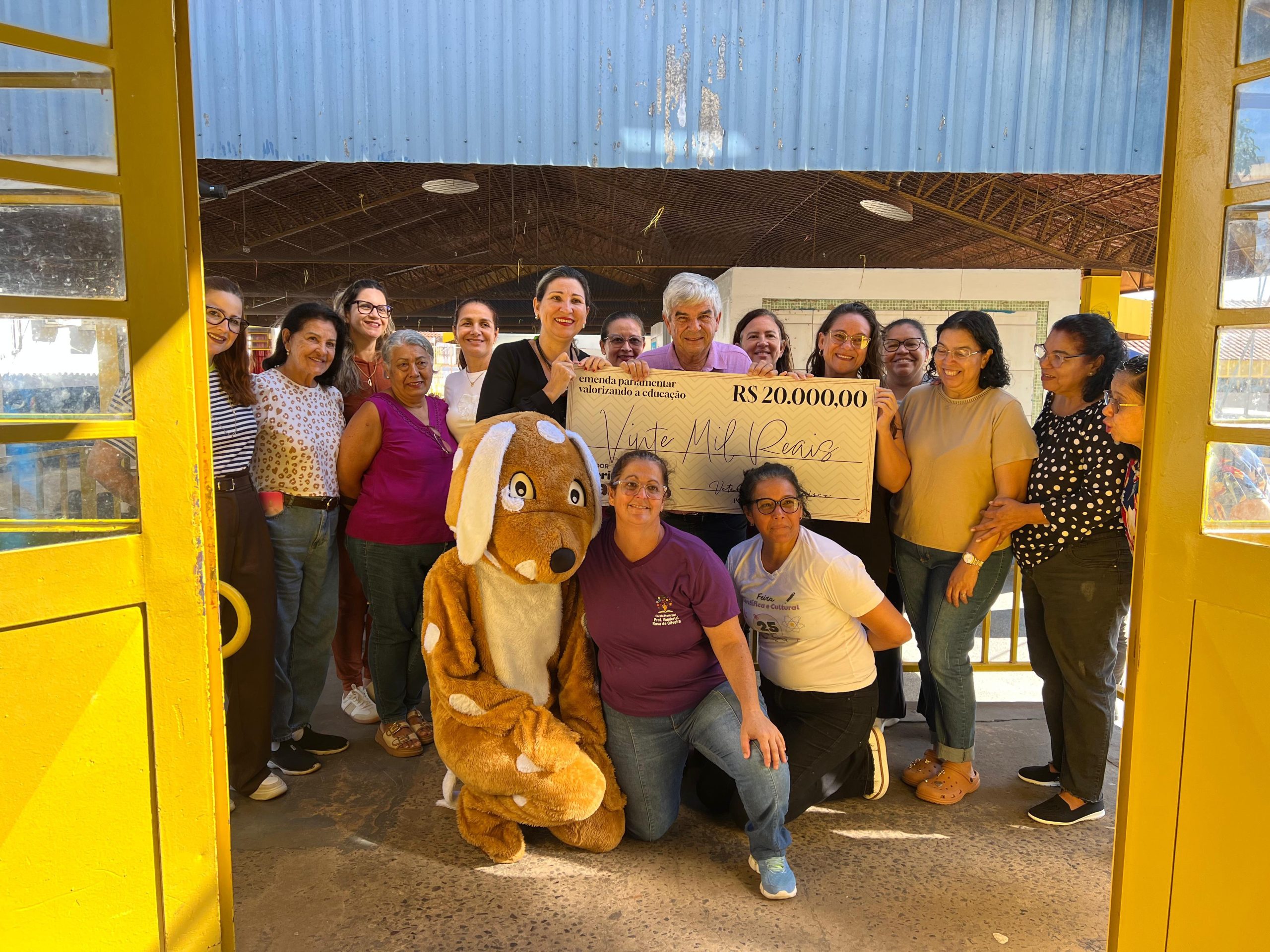 Vereador Veterinário Francisco destina R$ 20 mil em emenda para a Escola Municipal Professor Vanderlei Rosa de Oliveira, em Campo Grande