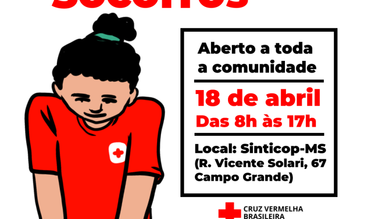 Cruz Vermelha abre inscrições para cursos de primeiros socorros em Campo Grande