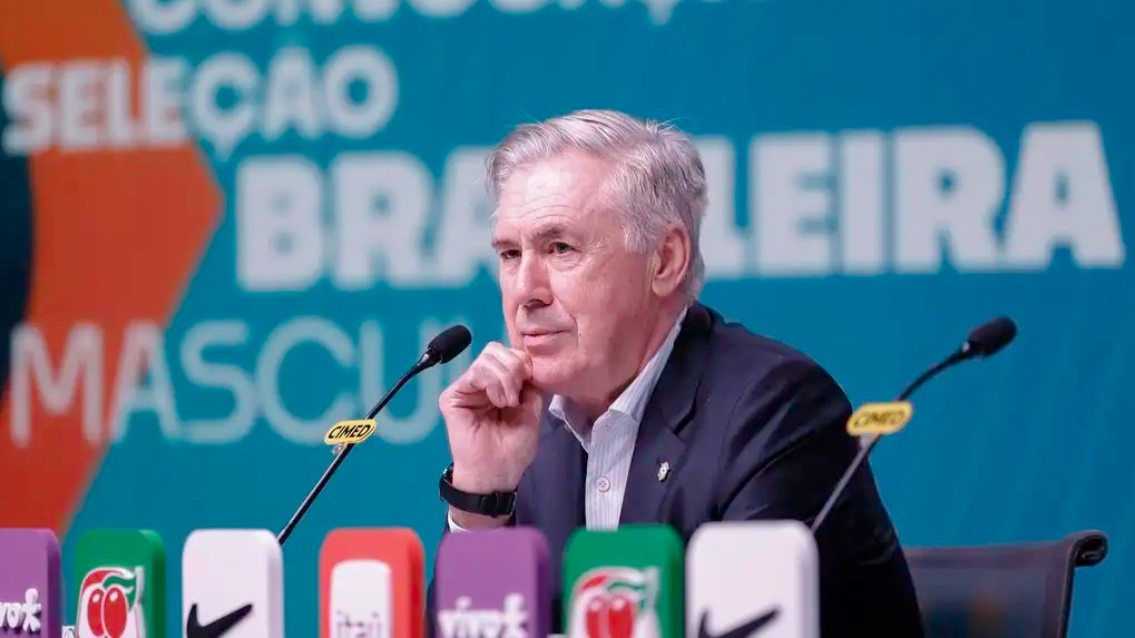 Técnico Carlo Ancelotti convoca seleção para a Copa do Mundo