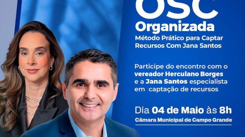 Palestra gratuita mobiliza lideranças sociais e promete transformar projetos em impacto real em Campo Grande