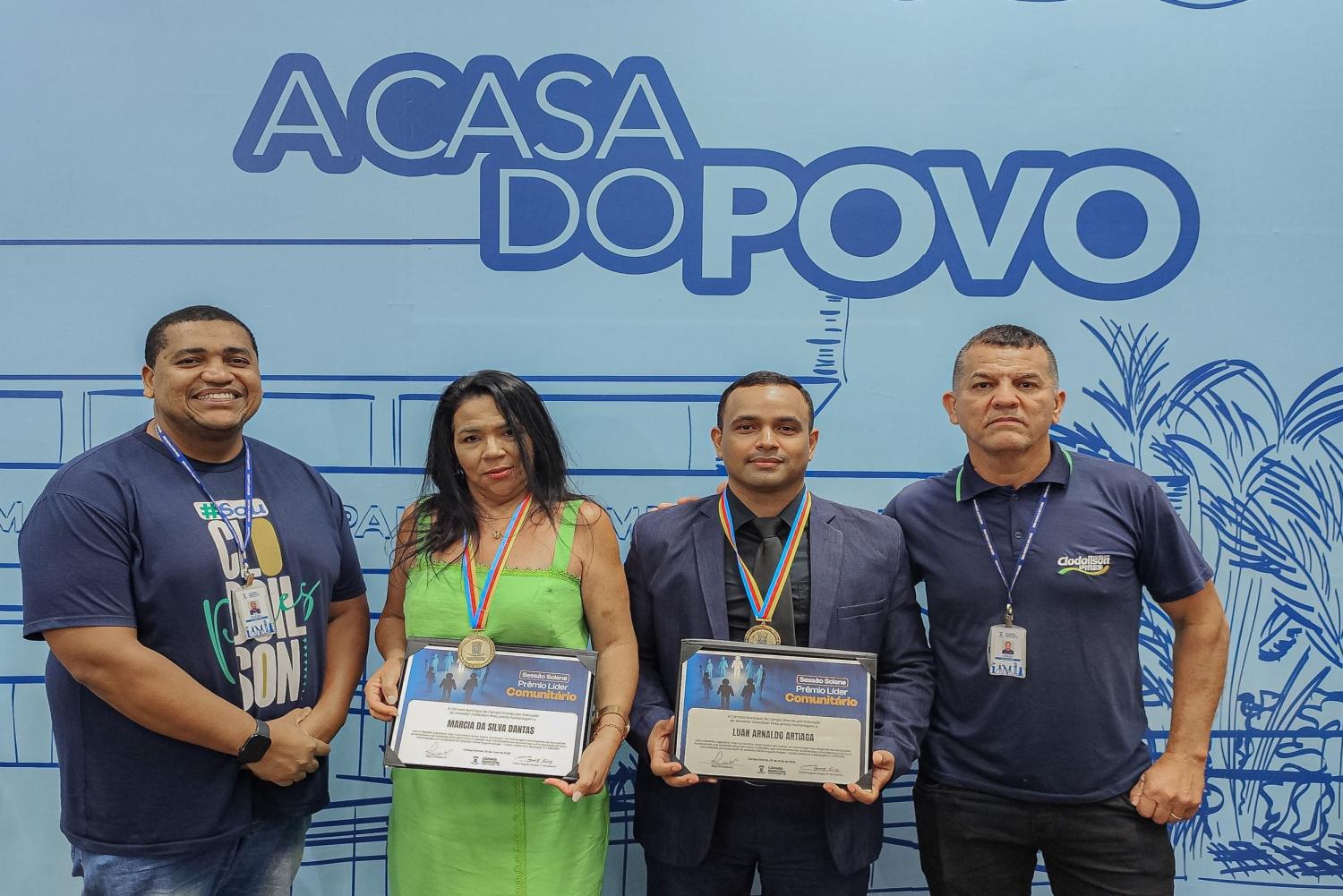 Vereador Clodoilson Pires homenageia lideranças comunitárias em sessão solene na Câmara de Campo Grande