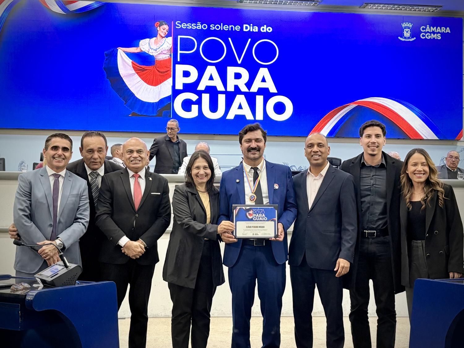 Em Sessão Solene, Flávio Cabo Almi homenageia comunidade paraguaia e reforça valorização cultural