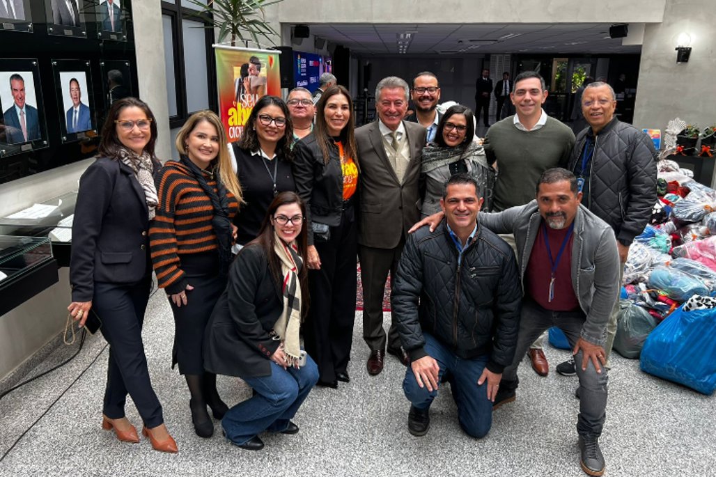 Gabinete de Hashioka arrecada 1.246 peças durante campanha “Seu Abraço Aquece”