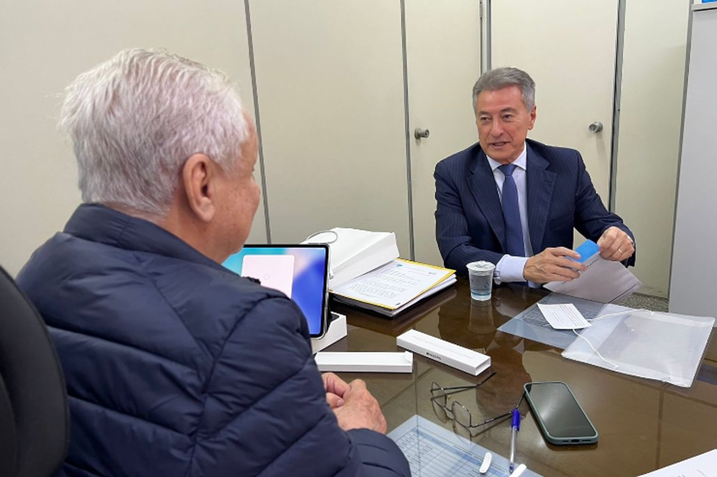 Deputado Hashioka se reúne com presidente da Ageprev para alinhamento institucional