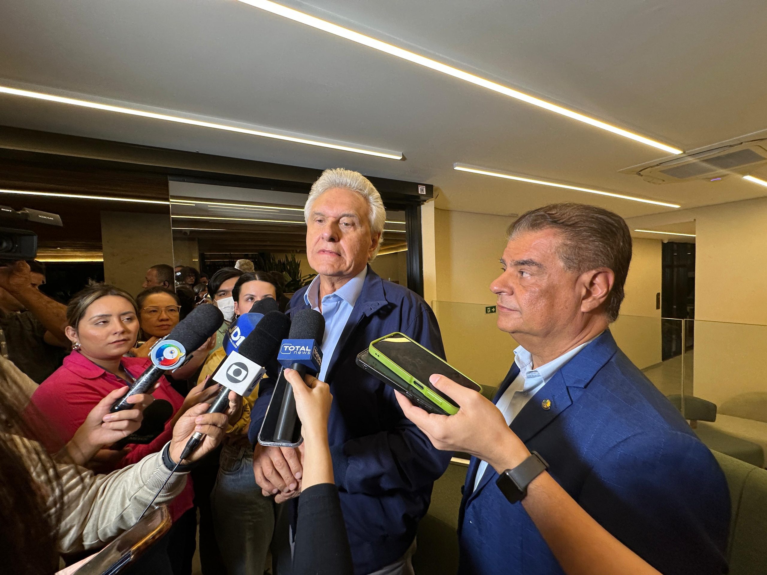 Pessoa preparada para representar o povo”, diz Ronaldo Caiado sobre Nelsinho Trad