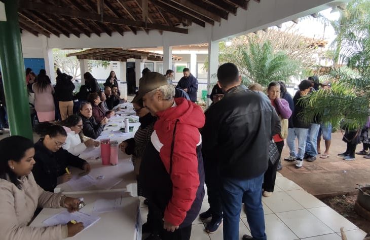 Com foco na agricultura familiar, mutirão da Agraer atende produtores de assentamento em Itaquiraí
