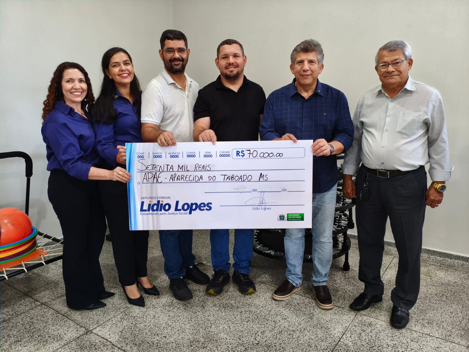 Lidio Lopes cumpre agenda intensa em Aparecida do Taboado, acompanha resultados de emendas parlamentares e prestigia Taboadão 2026