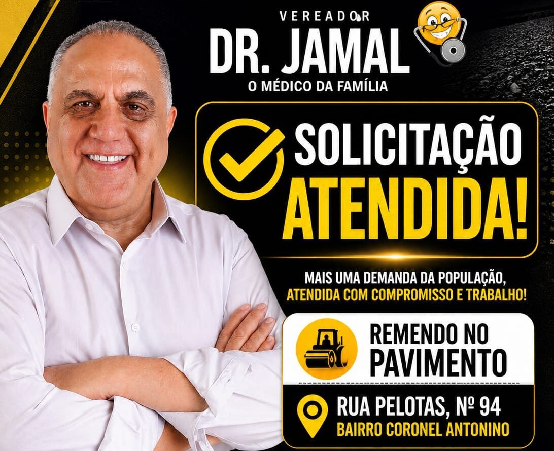 O vereador Dr. Jamal segue atuando com compromisso e atenção às demandas da população.