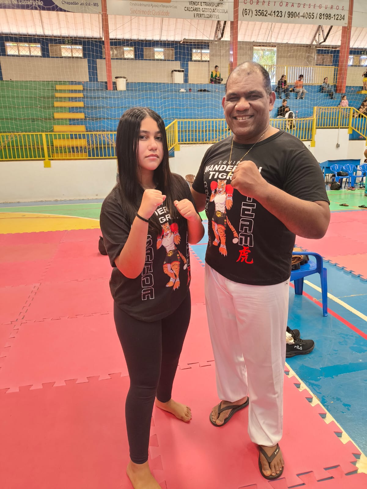 Professor Wanderson Tigre e Thamirys destacam desafios do Kung Fu e a luta por patrocínio em Campo Grande