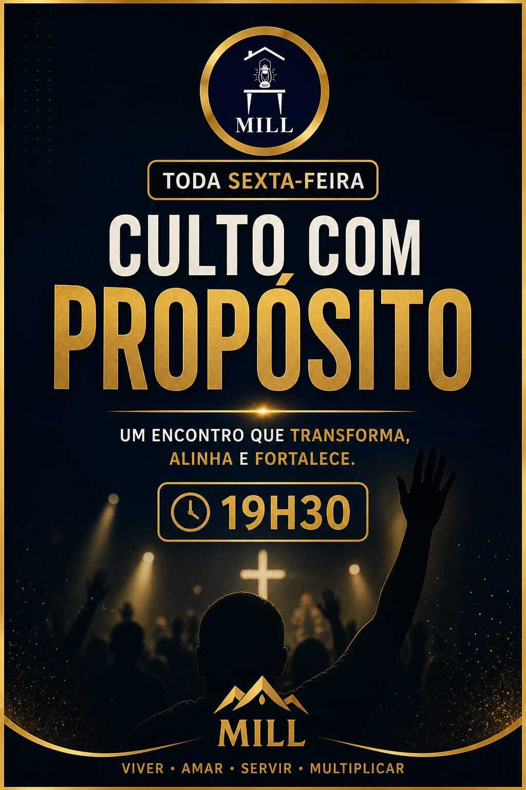 Culto com Propósito: uma noite para transformar, alinhar e fortalecer