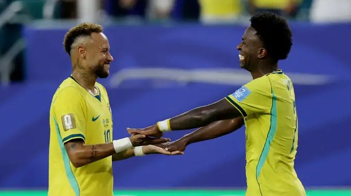 Vini Jr. brilha e Brasil se classifica em 1º com 3×0 sobre a Escócia