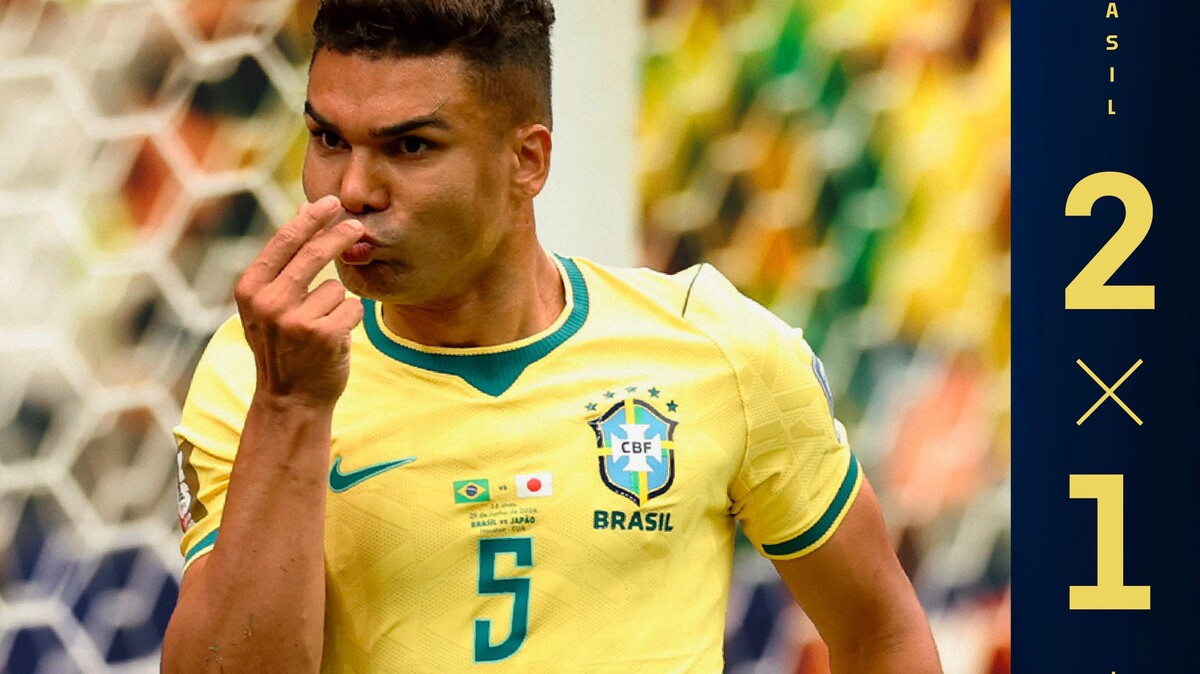 Brasil vence Japão e vai às oitavas na Copa do Mundo