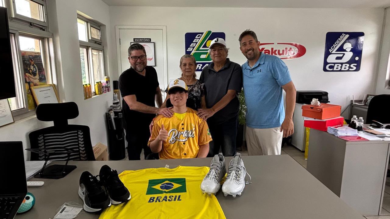 De Campo Grande para o centro de treinamento da MLB: jovem de 15 anos conquista vaga inédita e inspira nova geração do beisebol