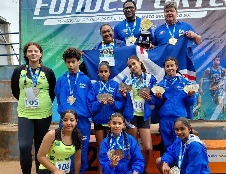 Atletismo de Três Lagoas conquista título estadual escolar