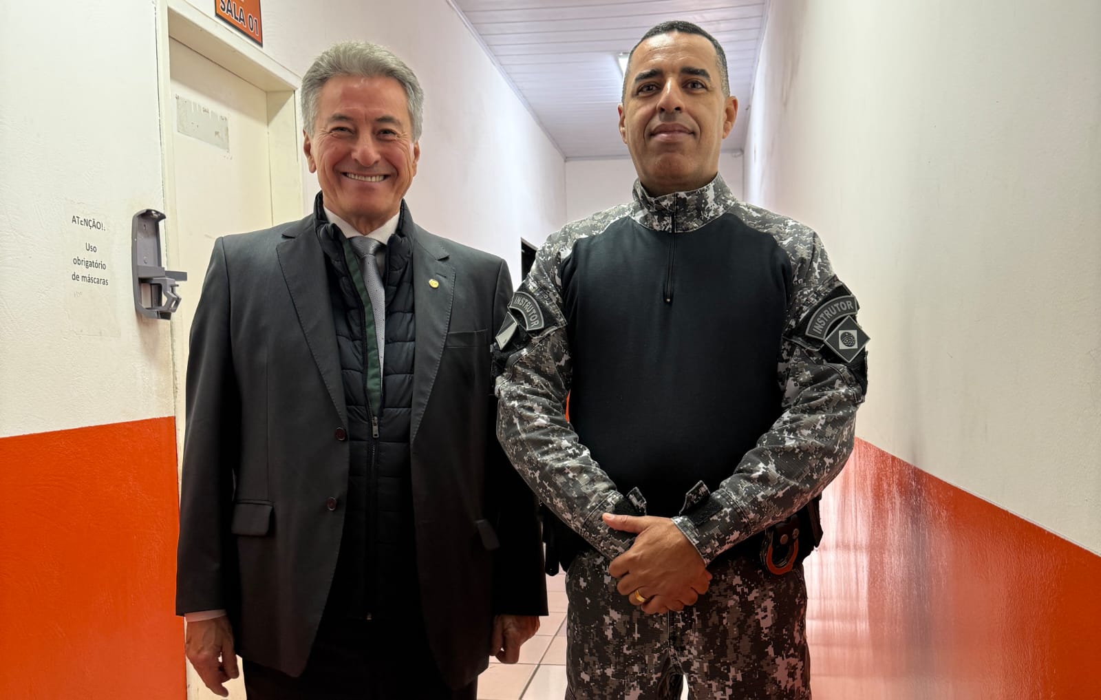 Hashioka visita curso de formação de vigilantes e reforça apoio à segurança privada em Mato Grosso do Sul