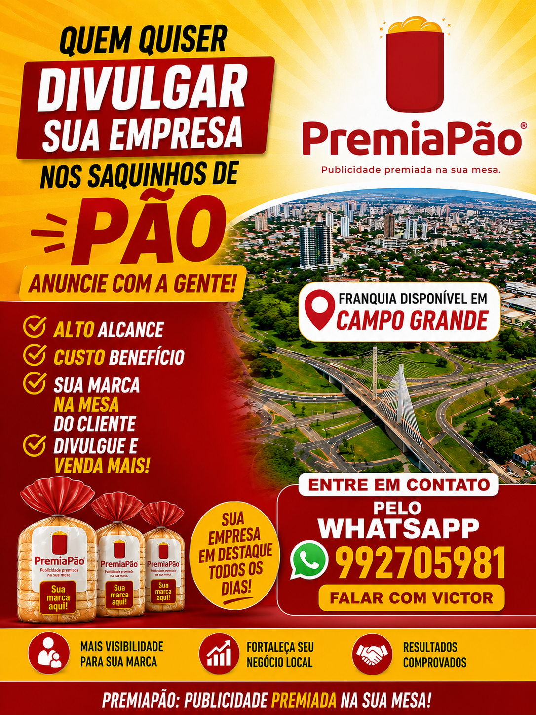 Premiapão: Sua Marca na Mesa das Famílias de Campo Grande