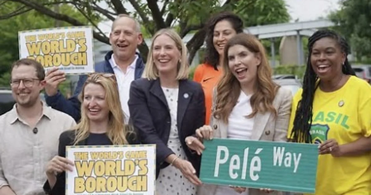 Nova York homenageia Pelé com nome de rua durante a Copa do Mundo de 2026