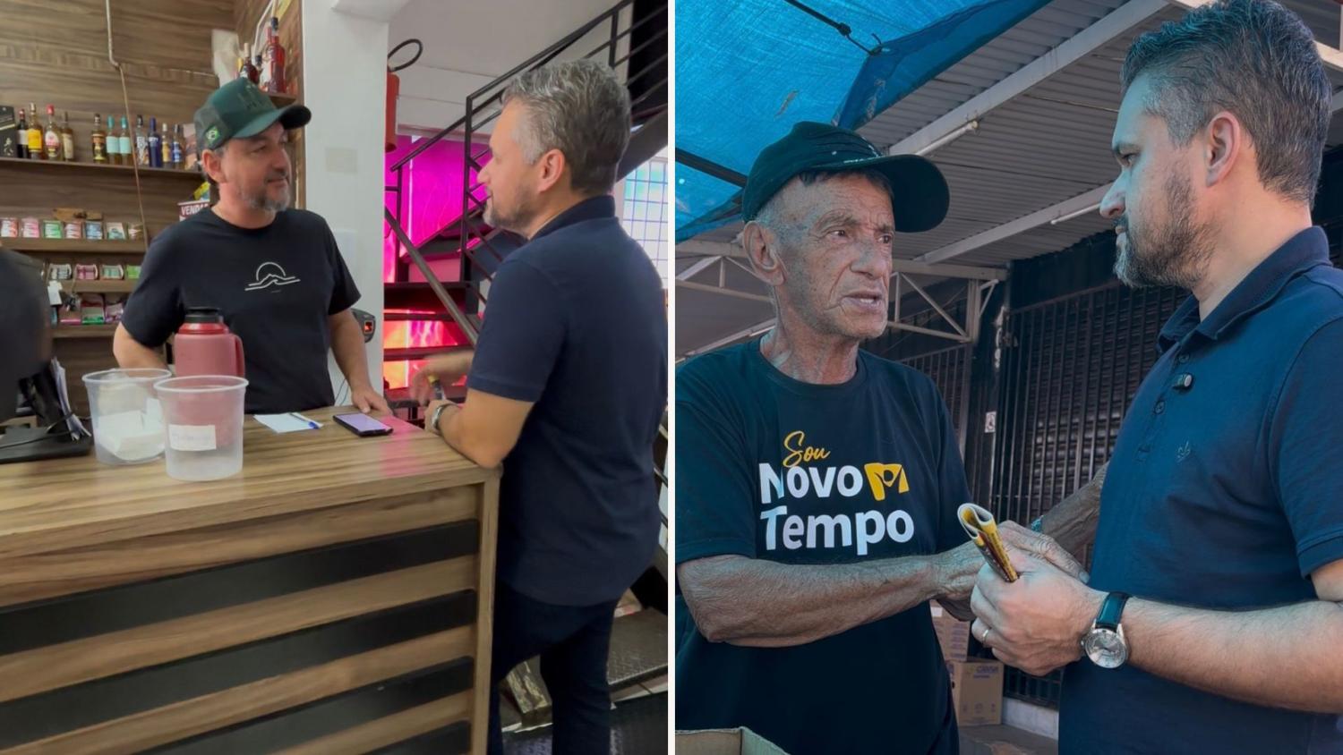 Vereador Leinha visita a Feira do Guanandi e ouve demandas de feirantes e moradores