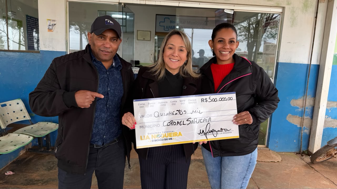 Lia Nogueira reforça compromisso com a fronteira e destina R$ 550 mil para Coronel Sapucaia