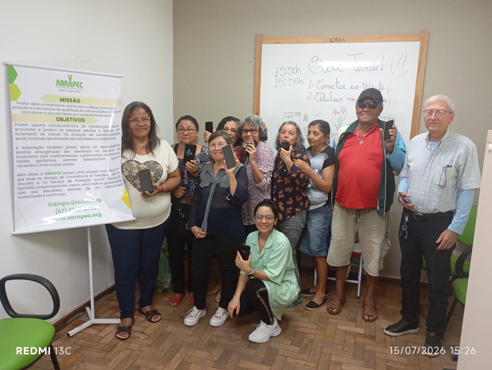 ABRAPEC Campo Grande – Inteligência Artificial foi tema da aula do Projeto Conecta ABRAPEC para pessoas em tratamento do câncer