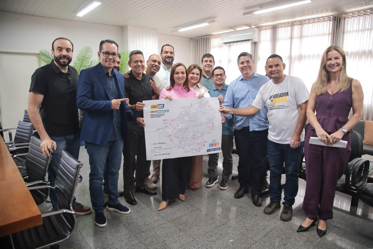 Professor Juari participa de reunião sobre expansão das obras de infraestrutura em Campo Grande