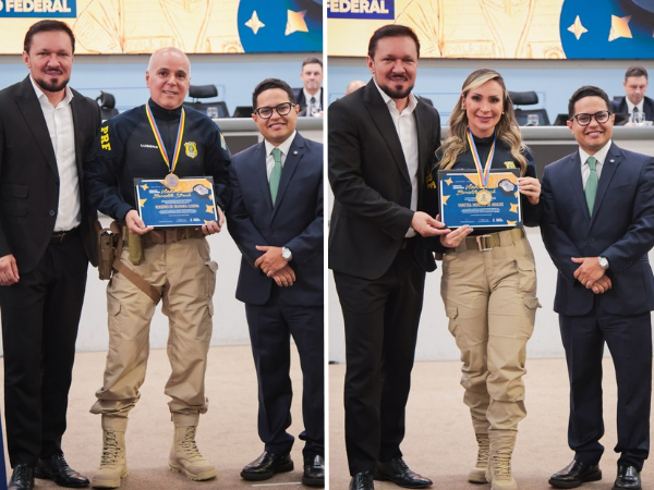 Papy homenageia policiais com mais de uma década de dedicação à PRF